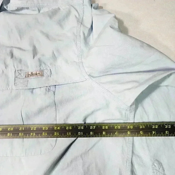 G.H. Bass & Co Explorer Shirt‎ Mens Button Up 3XLT Longs Sleeve Pockets Outdoors - Picture 12 of 16